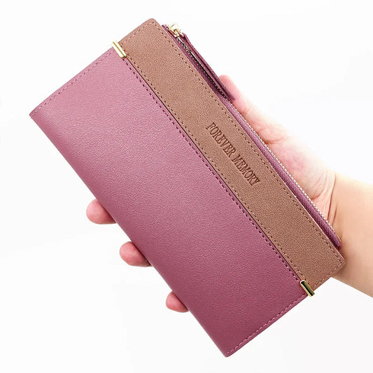 Long Credit Card Holder Clutch Wallet
