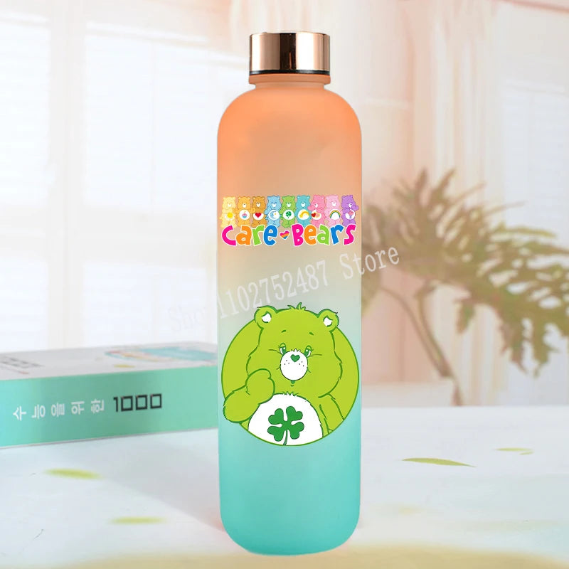 Cute Care Bears Water Bottle Outdoor Sports Kawaii Cup