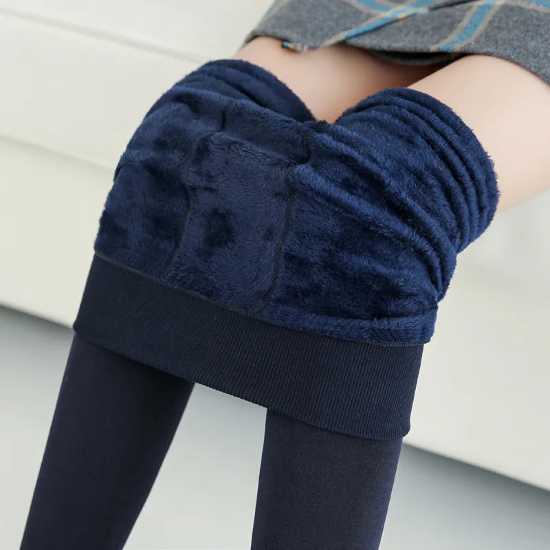 Warm Thicken Velvet Elastic High Waist Leggings Tights Skinny Sexy Socks Leggings