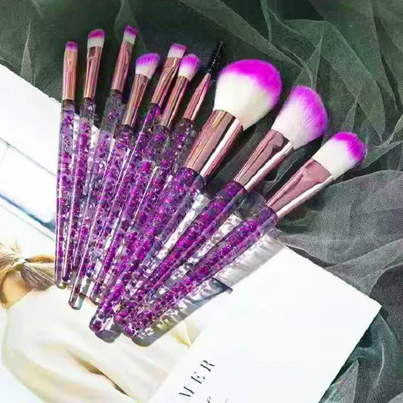 12pcs Makeup Brush Kit Soft Synthetic Hair Make Up Brushes Foundation Blush Eyeshadow Cosmetic Makeup Tools