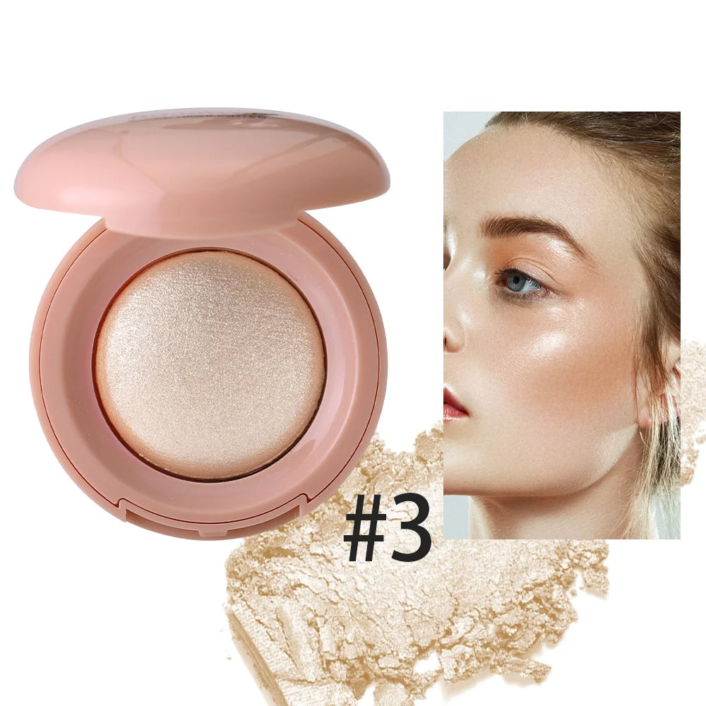 Long-lasting waterproof fine shimmer highlighter