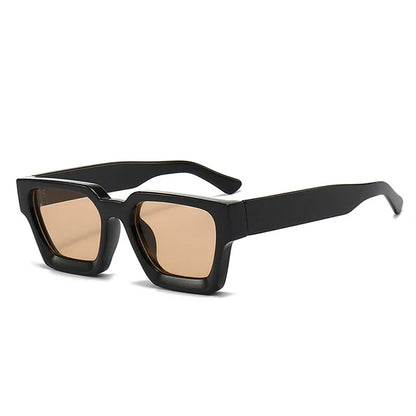 Square Luxury Retro Green Brand Designer Sun Glasses