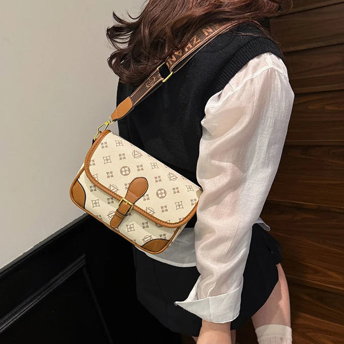 Classic Texture Crossbody Bag