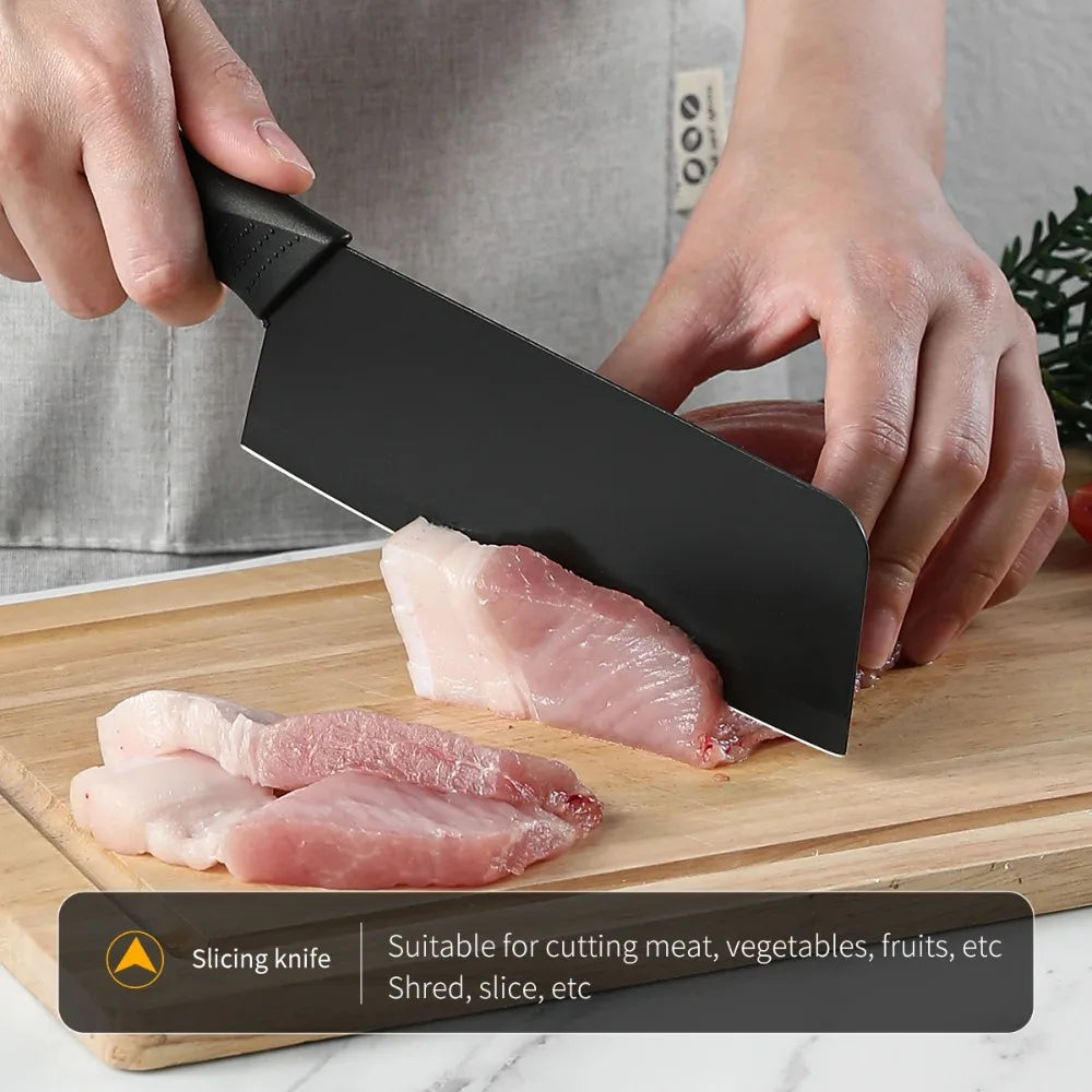 6pcs Kitchen Knife Set with Knife Holder