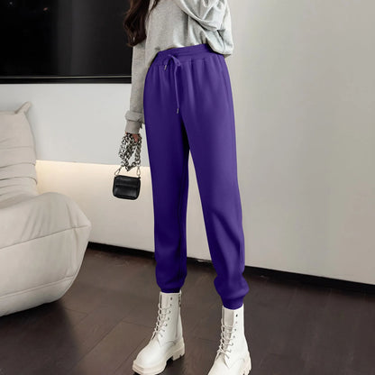 Straight Leg Elastic Waist Pants