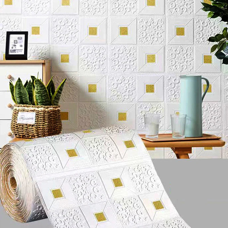 70cm*1m  3D Brick Pattern Wallpaper DIY Waterproof