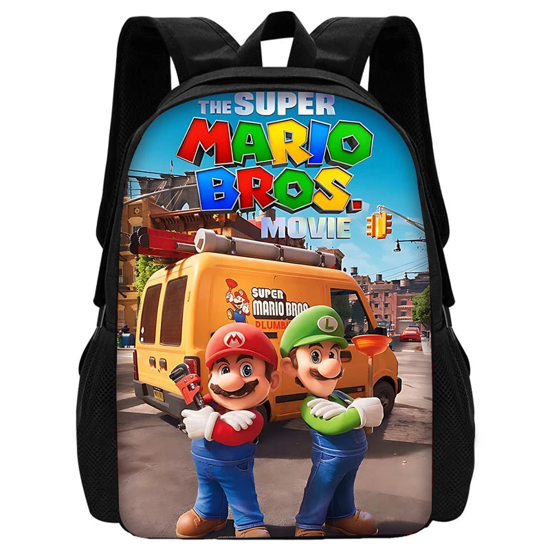 Anime Game Crazy M-M-Marios Backpack School Bags