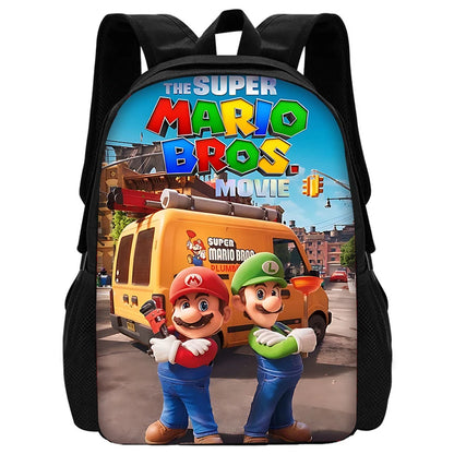 Anime Game Crazy M-M-Marios Backpack School Bags
