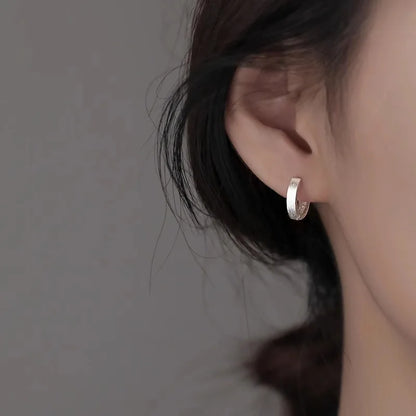 DANA 925 Sterling Vintage Shinning Round Earrings