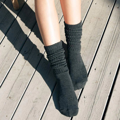 3/6 pairs Fall Winter Slouch Knit Slouchy Scrunch Socks