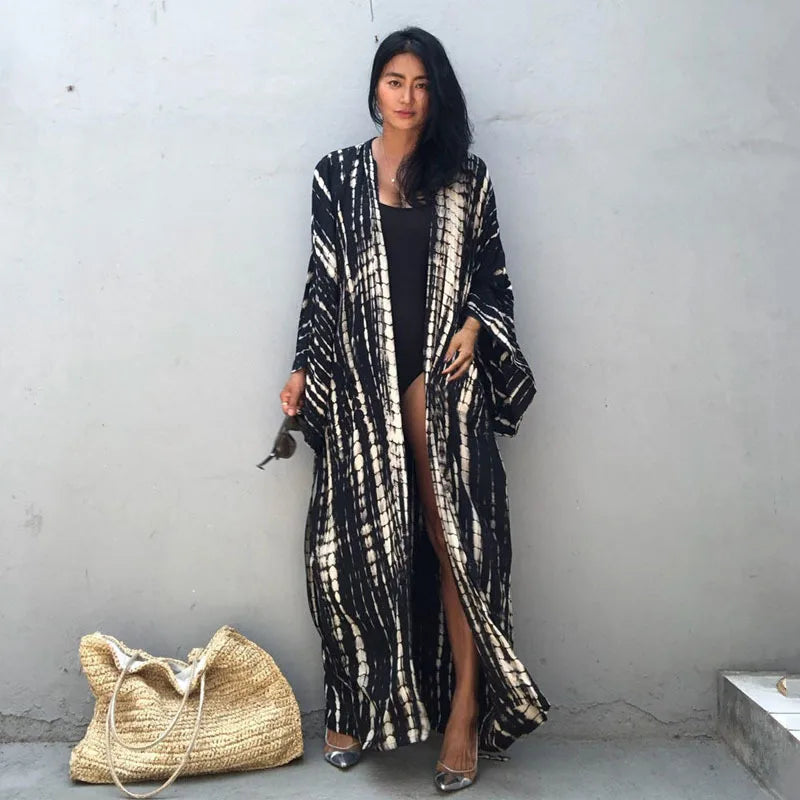 Long Kimono Swimsuit Cover up Outfits Bathing Suit