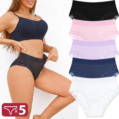 Plus Size Sexy Briefs Striped Lingerie