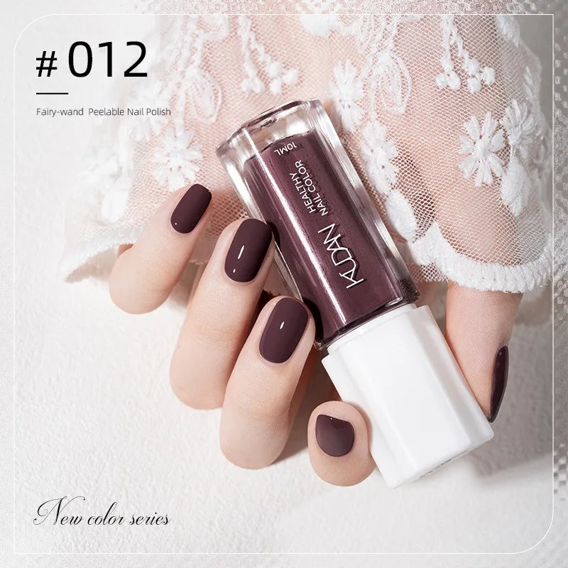 Colorful Water-Base Nail Polish 40 Colors Air Dry Peel Off Nail Art