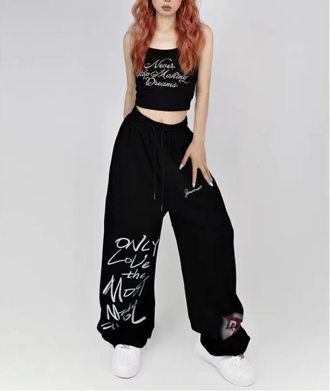 Street Hip-hop Wide Leg Pants