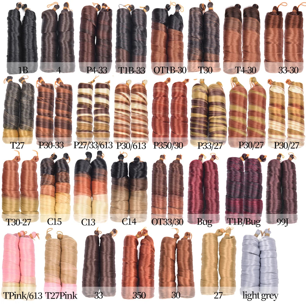 French Curls Braiding Hair 24Inch Hair Extensions