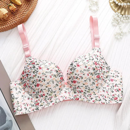 Sujetadores florales de lencería sexy sin costuras con estampado floral