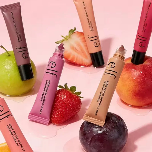 Elf Lip Gloss Tinted Lip Balm Improves Lip Lines Dryness for Naturally Plump Lips and Lightweight Hydrating Nourishes
