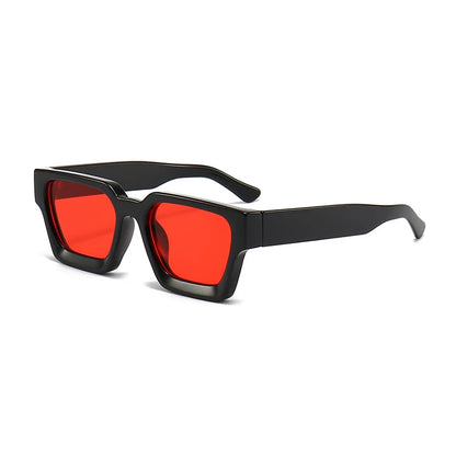 Square Luxury Retro Green Brand Designer Sun Glasses