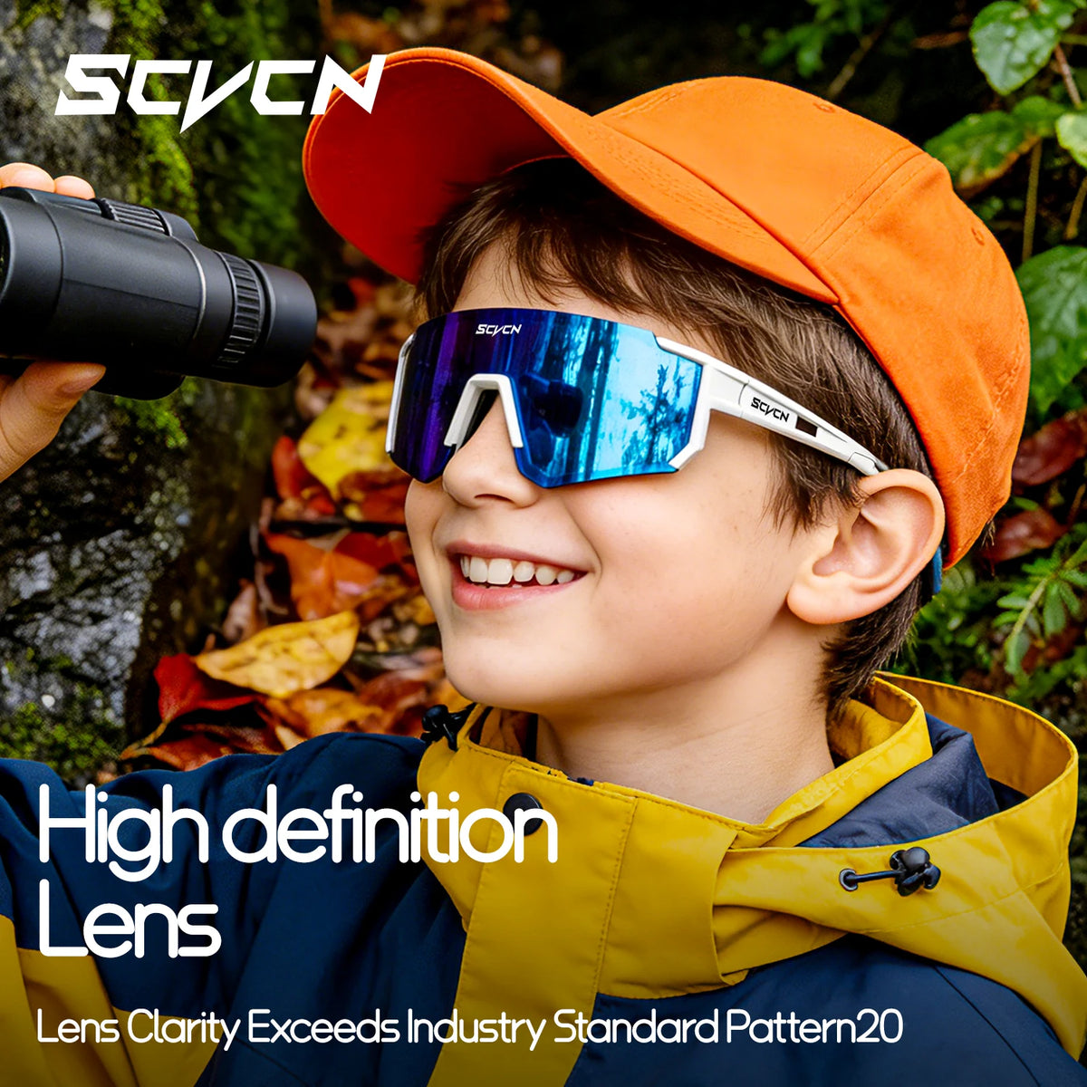 Eyewear Running Outdoor Girls Sports Hiking Kids Cycling Glasses