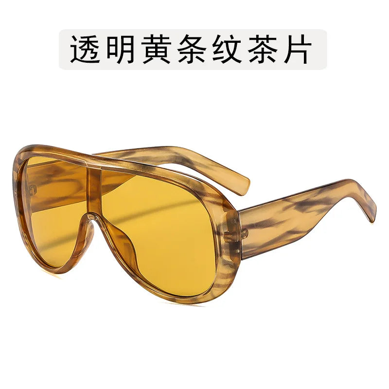 Oversized Large Frame Cat Eye Sunglasses