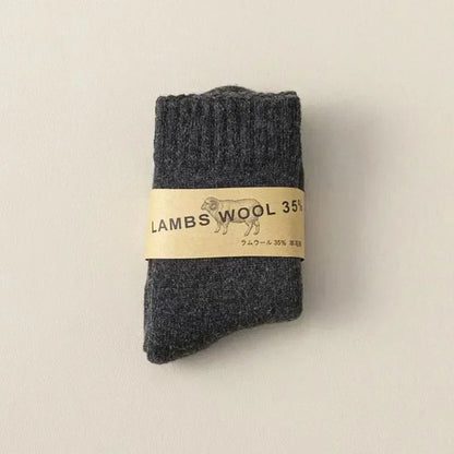 Winter 30% Wool Cashmere Warm Furry Sock Chic Solid Color Calf Sock