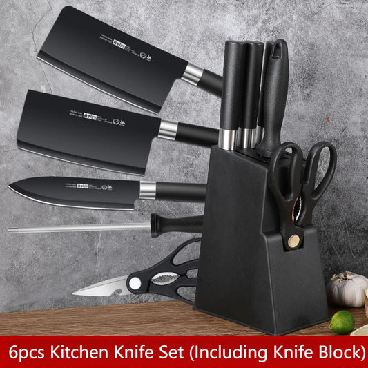6pcs Kitchen Knife Set with Knife Holder