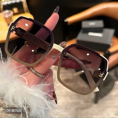 UV400 Light Luxury High Quality Personality Sunglasses