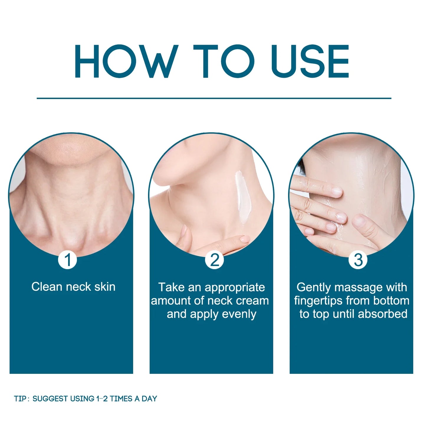 Crema para el cuello con retinol y colágeno para todo tipo de piel