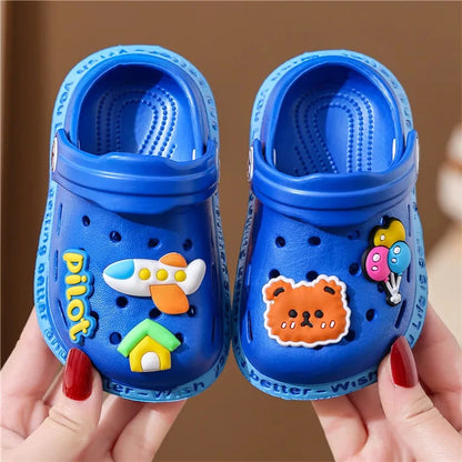 Soft Anti-Skid Cartoon DIY Beach Slippers