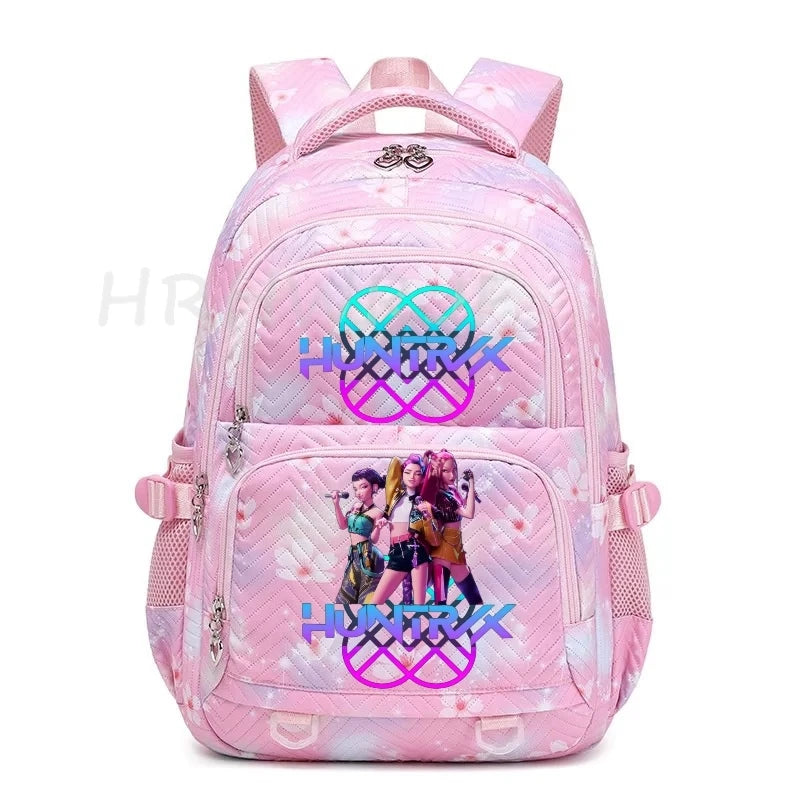 K-pop Demon Hunters Backpack Girls Boys Youth School Bags