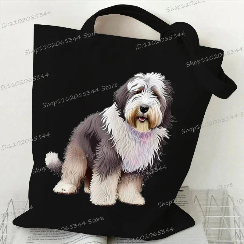 Animal Dog Series Canvas Tote Bag