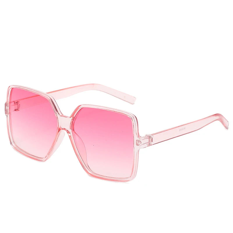Vintage Square Big Frame Sun Glasses