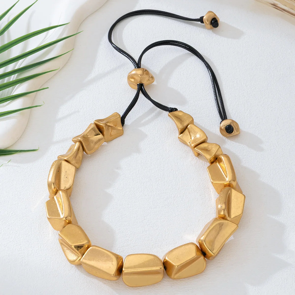 Punk Irregular Geometric Square Necklace
