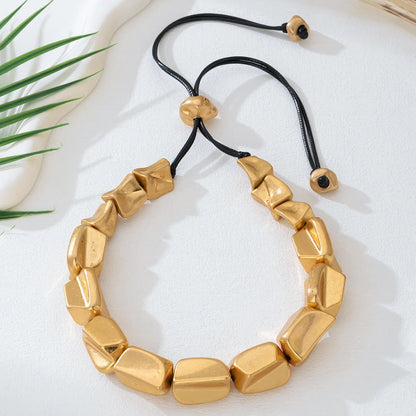 Punk Irregular Geometric Square Necklace