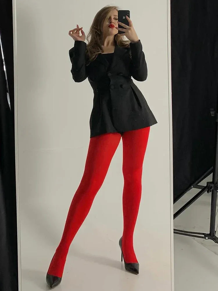 Red Sexy Slim Elegant Socks