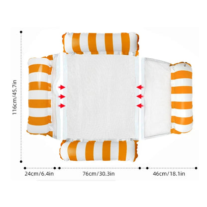 Inflatable Foldable Floating Row Swimming PoolMat