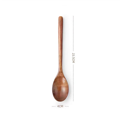 2pcs Wooden Spoon Kitchen Cooking Tools