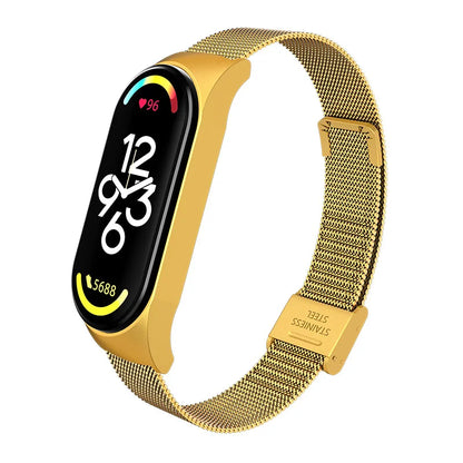 Strap for Xiaomi Mi Band 6 5 4 3 Metal Milanese Bracelet