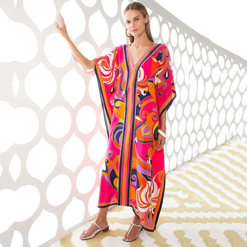 Beach Outfits Cover-ups Swimsuit Bathing Suit Maxi Dress