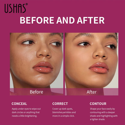 Facial Concealer Sponge Head Matte Liquid Foundation