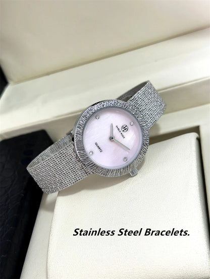 Real Shot Luxury Waterproof  Relogio Steel Mesh Watches
