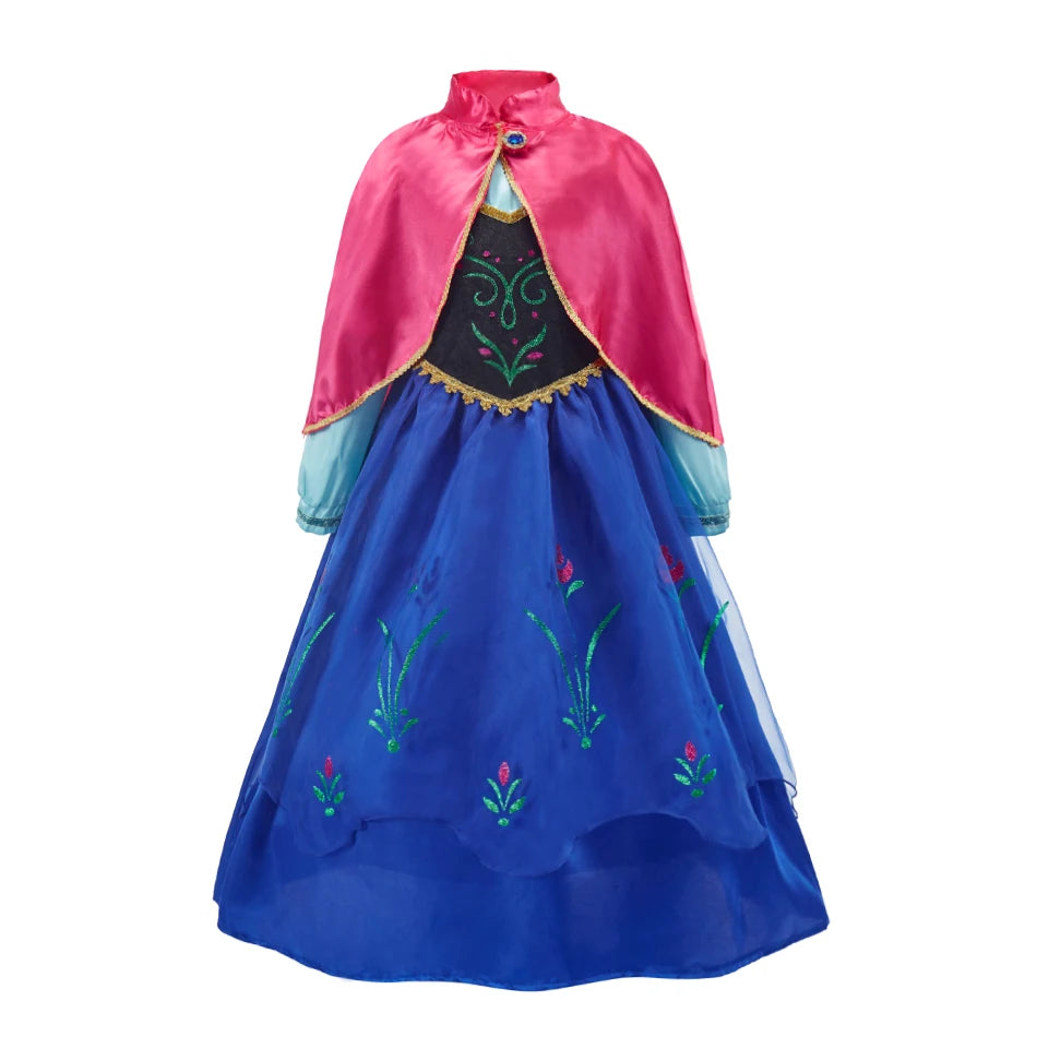 Elsa Anna Jasmine Rapunzel Pageant Cosplay Costume