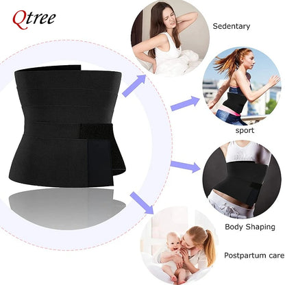 Waist Trainer Body Shaper Sweat Slimming Belt