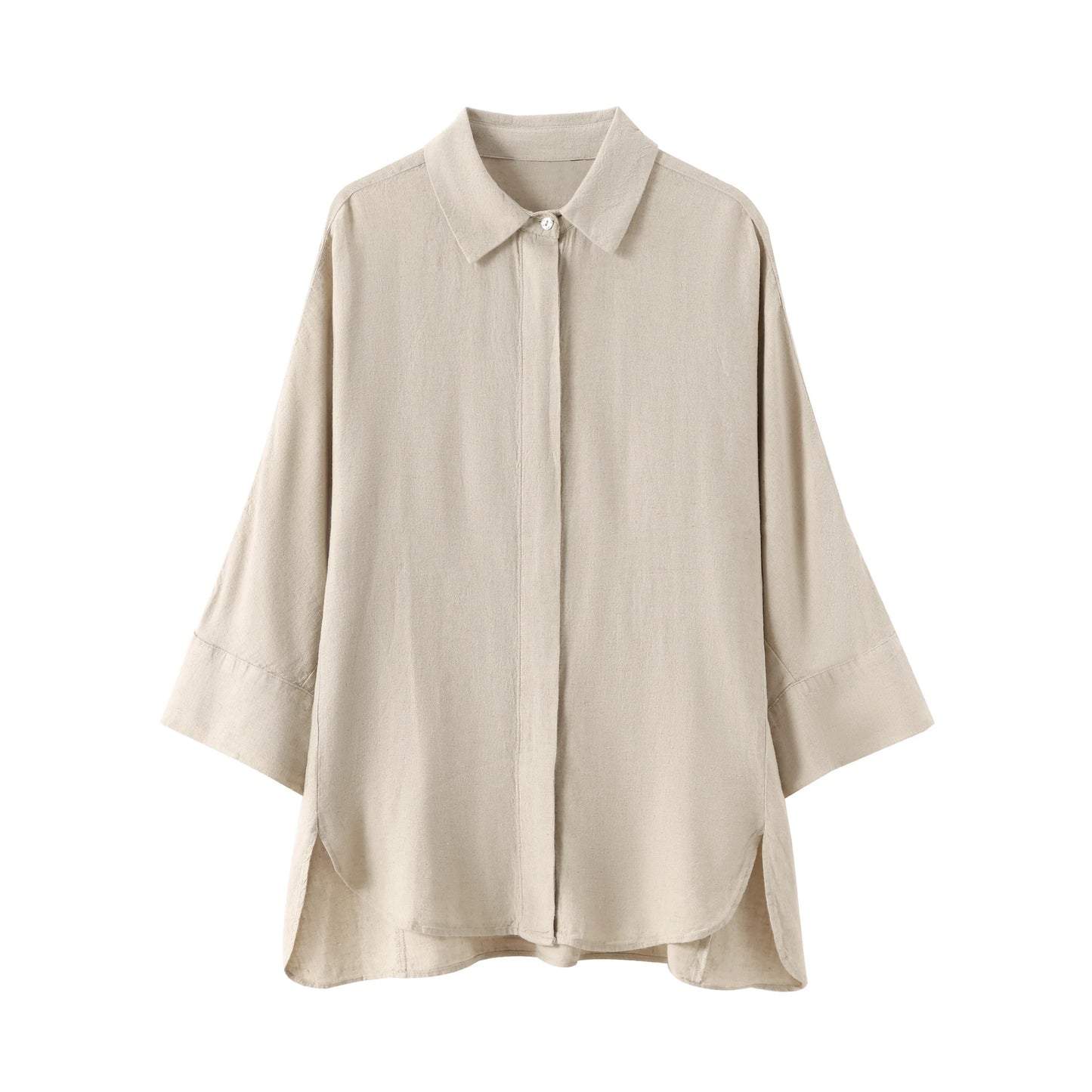 Casual Solid Blouse Pant Sets