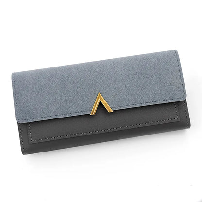 PU Wallet Card Holder Tri-Fold Moneybags Wallet