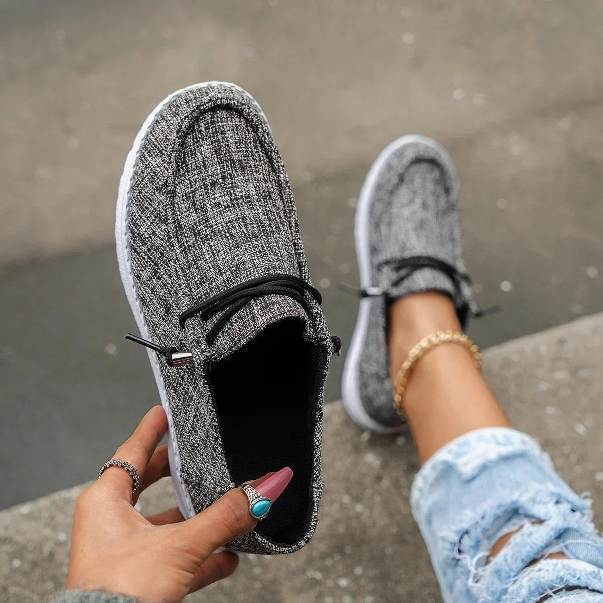 Casual Comfortable Flat Loafers Sports Shoes