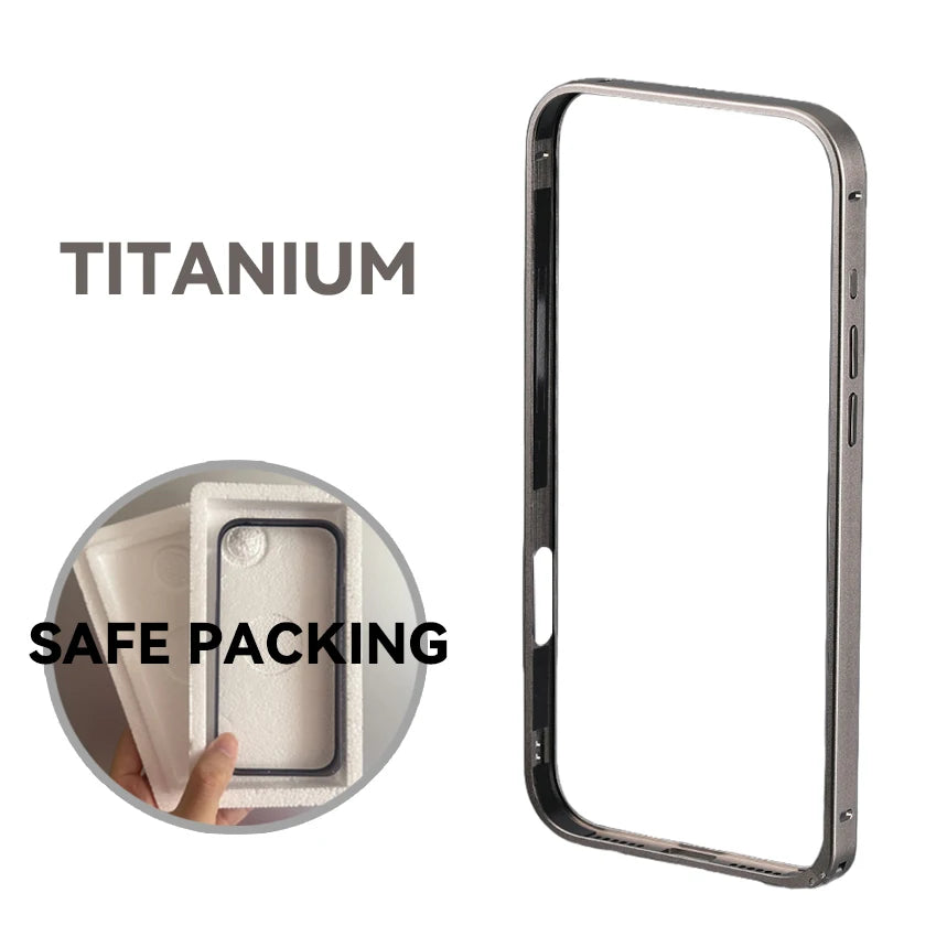Light Aluminum Metal Frame Thin Case Bumper For iPhone 17  Max Alloy Titanium Protect Back