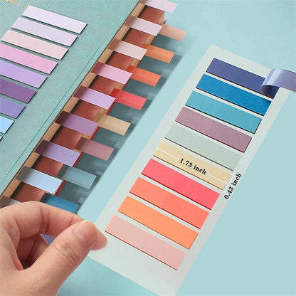 Morandi Colors Sticky Note Tabs for Book Annotation