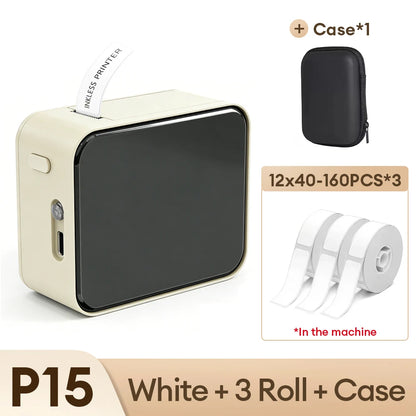 Marklife P15 Thermal Label Printer Mini Handheld Bluetooth Wireless Labeling Machine