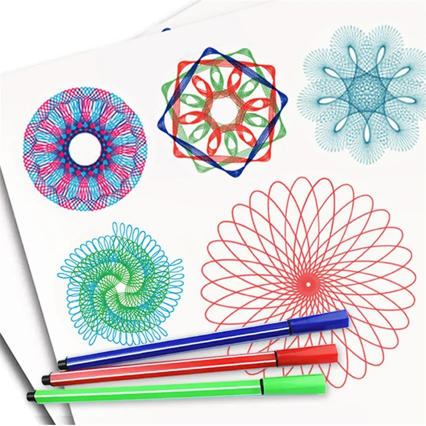 27Pcs Geometry Spirograph Drawing Stencil Painting Set
